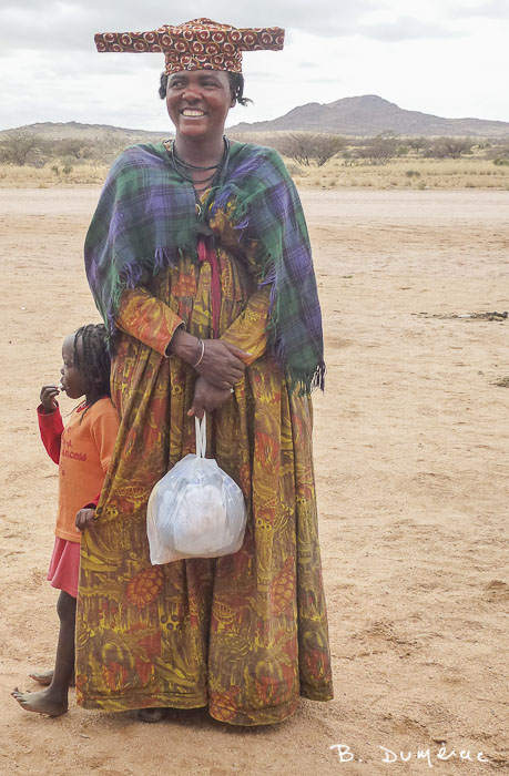Femme herrero, Namibie